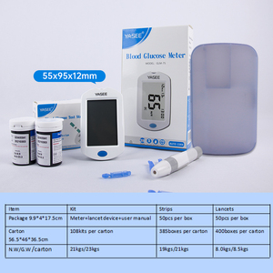 Suministro Directo de Fábrica, Analizador de Glucosa en Sangre Digital Electrónico <span class=keywords><strong>Invasivo</strong></span> Portátil Yasee, Glucómetro con Tiras Reactivas - Product Image 3