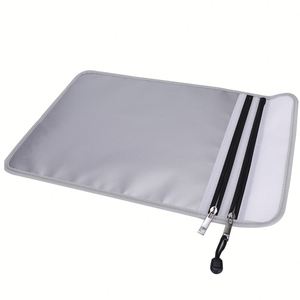 Customized Color Clear Fireproof Waterproof Document Bag File Folder Expanded Portfolio - Product Image 6
