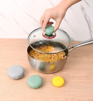 Couvre-couvercle en silicone pour pot, résistant à la chaleur
