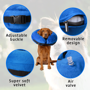 Best Seller Core Cono protector Recuperación de PVC suave Mascotas Gato <span class=keywords><strong>E</strong></span>-<span class=keywords><strong>Collar</strong></span> Perro <span class=keywords><strong>Collar</strong></span> inflable <span class=keywords><strong>Collar</strong></span> de recuperación para perros - Product Image 6