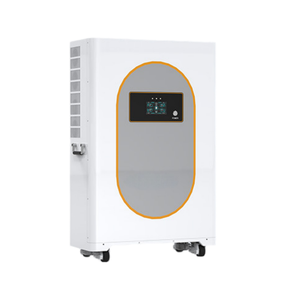 White Energy Storage Container with Digital Display and Casters for Home Use - Product Image 1