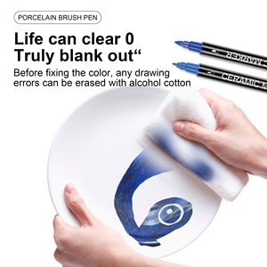 Set di pennarelli a inchiostro <span class=keywords><strong>indelebile</strong></span> con punte fini resistono alle alte temperature, perfetto per decorare tazze, tazze, vetro, porcellana - Product Image 4