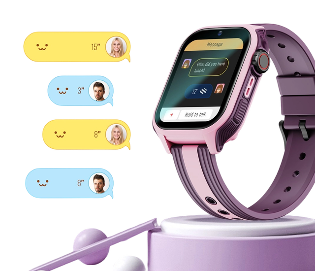 Kids GPS Tracker Watch with SIM Card Video Calling SOS Camera Calculator Math Game Kids Phone Watch Children Gift for Boys Girls
