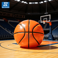 Modèle de ballon de basket gonflable géant pour événements sportifs, ballon de basket gonflable pour la publicité