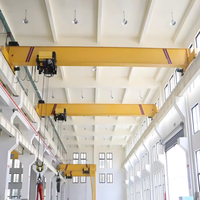 Grúas Puente Monoviga de 3t para Almacén, Modelo Underslung, Precio de Grúas de Taller con Ruedas