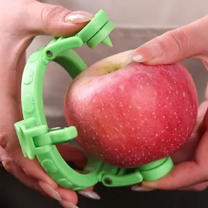 Éplucheur manuel de fruits et légumes Zenidoo avec lames en acier inoxydable, durable et facile à nettoyer pour une utilisation en cuisine - Product Image 2