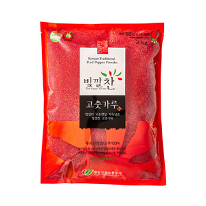 [Biggalchan 3kg] Assaisonnement végétal premium à gros grains pour une texture croustillante de kimchi, flocons épicés, poudre de piment rouge - Product Image 1