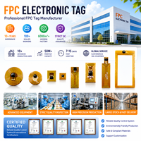 Étiquette NFC personnalisée mini FPC réinscriptible N213 N215, autocollant NFC 13,56 MHz ISO14443A en PET, tailles rondes et carrées pour contrôle d'accès