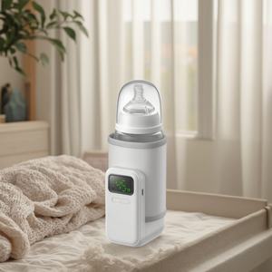 2025 Rechargeable Heated <b>5000mAh</b> Lithium <b>Battery</b> Milk Warmer for Baby with 18W Power 37-55 Heating USB Plug - Product Image 2