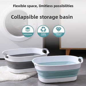 Cesto de Ropa Plegable Extra <span class=keywords><strong>Grande</strong></span> de Plástico PP Reforzado, Impermeable y Ecológico, Directo de Fábrica, 24/39L, para Ropa, Mascotas y Bebés - Product Image 1