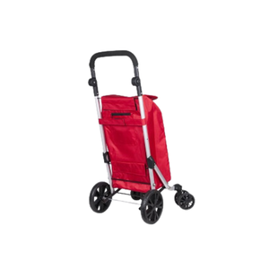 सुपरमार्केट उपयोग के लिए एल्यूमीनियम मिश्र धातु फ्रेम 6 पहियों 360-डिग्री रोटेशन के साथ सुपरमार्केट उपयोग के लिए - Product Image 1