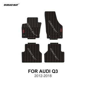 <span class=keywords><strong>Tappetini</strong></span> Auto per <span class=keywords><strong>AUDI</strong></span> <span class=keywords><strong>Q3</strong></span> 2012-2018, in PVC Impermeabile, Senza Necessità di Rifiniture - Product Image 1