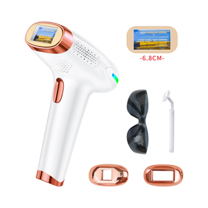 Enfriamiento por hielo, para uso doméstico, permanente, portátil, indoloro, dispositivo manual, aparato de  depilación láser IPL - Product Image 1