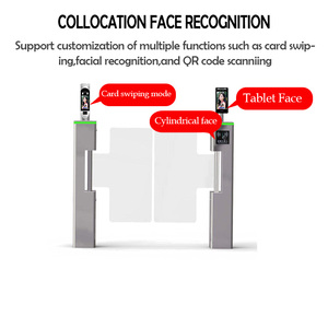 Высокоскоростной контроль доступа распознавание лица поворотный турникет входной/Выходной Барьерный клапан из нержавеющей стали IP54 бесщеточный двигатель - Product Image 3