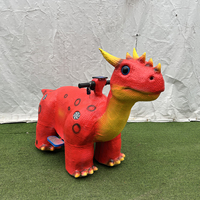 Scooter électrique animatronique en forme de dinosaure pour enfants
