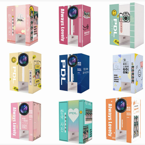 Selfie Passport Id Picture Station Digital Stand Photo Booth Vending Machine Stand Selfie Shot Photo Kiosk