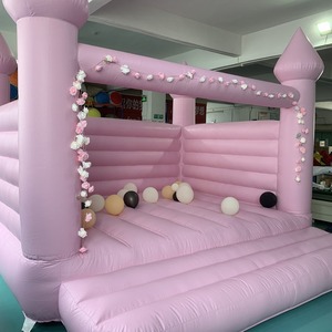 Château gonflable pour fête d'anniversaire d'enfants avec décoration de ballons, trampoline commercial pour jeux en plein air dans le jardin - Product Image 4