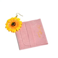 Pochette de rangement en gros personnalisée avec logo pour bijoux, bagues et boucles d'oreilles, avec sangle intégrée
