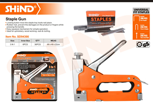 Grapadora profesional de peso ligero y más barata 94366, pistola grapadora de acero al carbono 3 en 1 <span class=keywords><strong>para</strong></span> <span class=keywords><strong>tapicería</strong></span> - Product Image 2