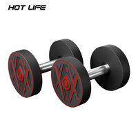Haltères ronds en uréthane de nouvelle conception pour la musculation commerciale – Hot Life