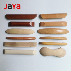 Poignées de meubles en bois personnalisées JAYA, directement de l'usine, poignées de tiroir modernes pour cuisine, armoire, chambre, portes de meubles, OEM - Product Image 2