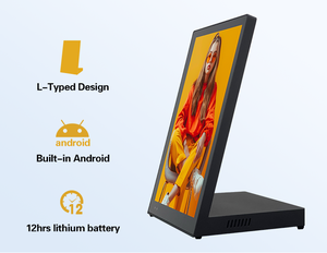 13.3 inch LCD Countertop tự dịch vụ cảm ứng kiosk Bảng Xoay màn hình Android Bảng điều chỉnh máy nghe nhạc quảng cáo kỹ thuật số biển - Product Image 3
