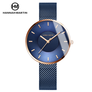Hannah Martin Custom Logo <span class=keywords><strong>donna</strong></span> orologi al quarzo di lusso impermeabile braccialetto <span class=keywords><strong>elegante</strong></span> signora <span class=keywords><strong>orologio</strong></span> a mano 40mm fabbrica giappone - Product Image 4
