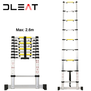 <span class=keywords><strong>Escalera</strong></span> <span class=keywords><strong>Flotante</strong></span> de Aluminio y Bambú de 2.6m, 2.9m, 3.2m, 3.8m, Venta al Por Mayor de Fábrica - Product Image 5