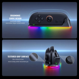 Handle Grip Mouse Base + Silicone Case for <strong>Switch</strong> 2 Left Right Joy-Con <strong>Controller</strong> Ergonomic Mice <strong>Holder</strong> Stand Gaming Accessories - Product Image 4