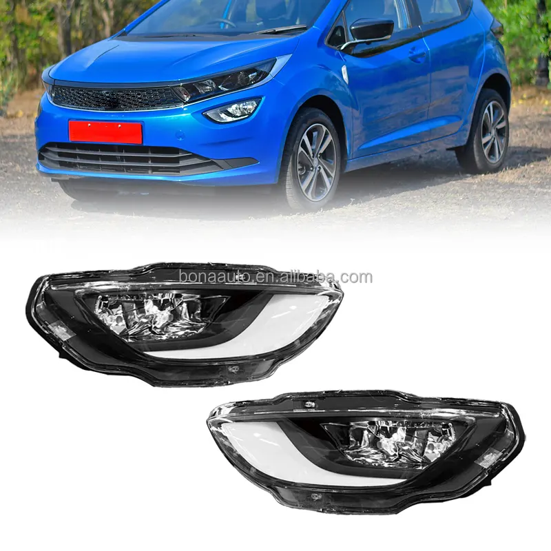 cheap price waterproof car accessories halogen xenon led fog lights with drl for 2021 tata altroz