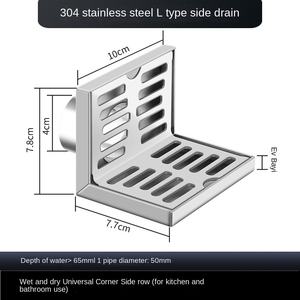 Moderno 75 tubo lineare lungo bagno in acciaio inossidabile <span class=keywords><strong>a</strong></span> prova di odore progetto laterale per la casa Hotel grande doccia di drenaggio - Product Image 6