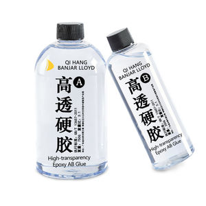 Adhésif époxy transparent AB pour le travail du bois et les projets de bricolage, résine époxy AB imperméable pour usage marin et extérieur - Product Image 1