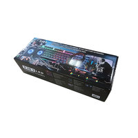Kit de jeu mécanique 5 en 1 5H1 : clavier, souris, casque, haut-parleurs, tapis de souris, filaire USB, RGB, 6000 DPI, ensemble pour PC gamer de bureau