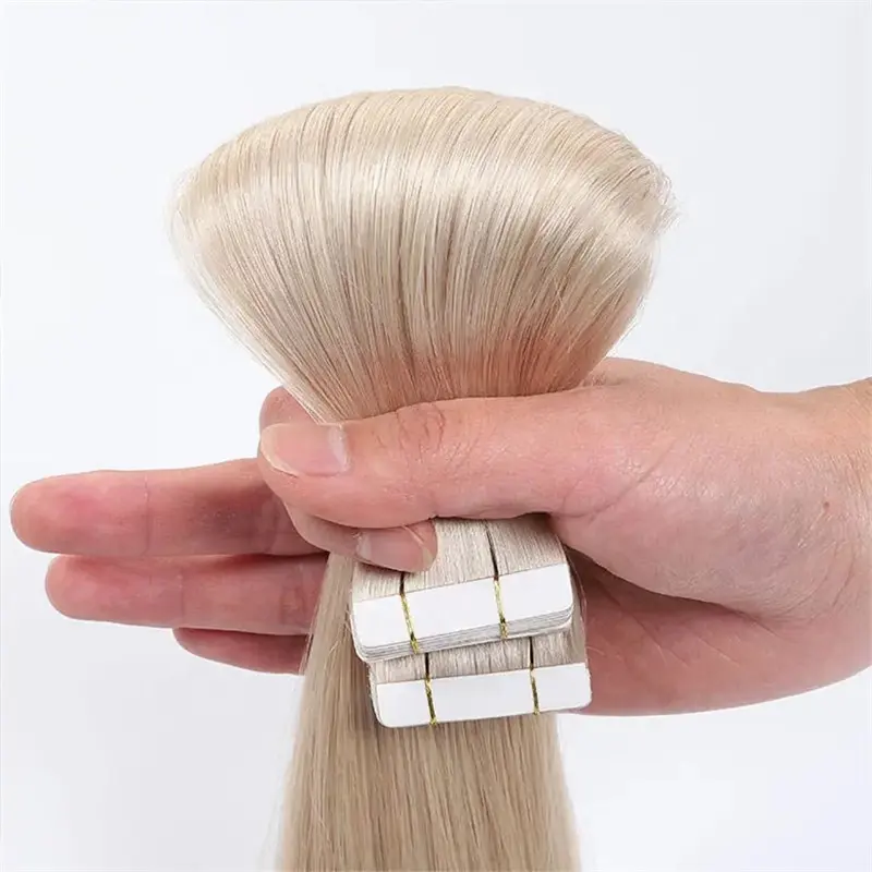 High quality factory direct sales customized free sample raw hair tape extensions