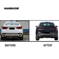 Kit de Modification pour BMW X6 F16 (15-19) Mise à Niveau X6 G06LCI (24 Modèles) Kit Carrosserie M-TECH Pare-chocs Avant Capot Grille Phare Mise à Niveau