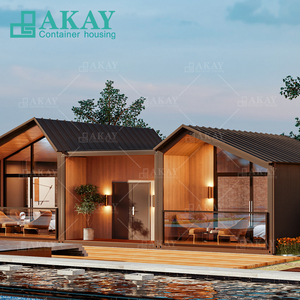 Hai Tầng 4 Phòng Ngủ mô-đun Kit nhà 40ft mở rộng container nhà Modular prefab nhà với sân thượng - Product Image 3