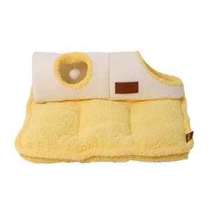 Hoopet Warm Tunnel Bed <b>Cat</b> Sleeping <b>Mat</b> Plush Pet Nest For <b>Cats</b> And Kittens - Product Image 5