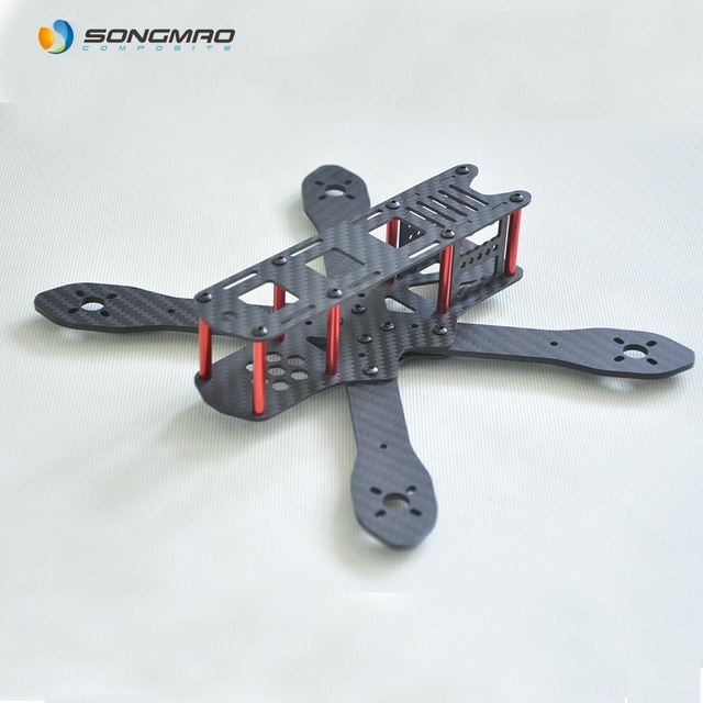 Light Weight Optimal Drone Frame CNC Carbon Fiber Plates Drone Parts for Industrial Use