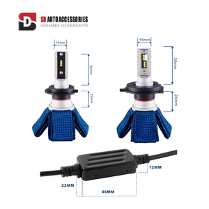 <span class=keywords><strong>M7</strong></span> H1 <span class=keywords><strong>M7</strong></span> Top Qualité <span class=keywords><strong>M7</strong></span> Automobile Ampoule de Phare LED Bande de Cuivre 48W 12000LM CSP Y1919 6000K 9-30V CE ROHS Certifié - Product Image 6