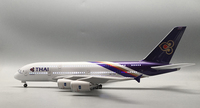 Modèle d'avion en résine Airbus A380 Thai Airlines 1/160 Scale Diecast Engines Business Gift Folk Art