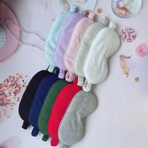 Masque de sommeil ajustable en coton jersey 100% personnalisé à faible MOQ, 20,5*9,5 cm, pour les yeux bandés - Product Image 4