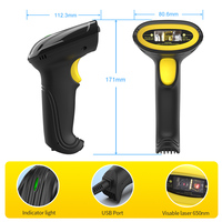 Escáner de Código de Barras Inalámbrico Xincode, Lector de Códigos de Barras Láser con Cable, Escáner USB 1D para Logística Express M-3100