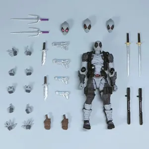 Figura de Acción AMAZING YAMAGUCHI Deadpool 2.0 Gris, Articulada, KAIYODO Wade SHF, Modelo de Película, Juguete para Niños, Regalo - Product Image 4