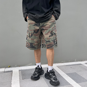 Шорты мужские хлопковые с логотипом на заказ - Product Image 2