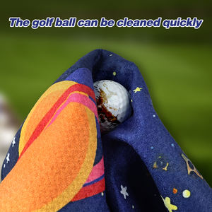 Grandes serviettes <span class=keywords><strong>de</strong></span> golf pour <span class=keywords><strong>sac</strong></span> <span class=keywords><strong>de</strong></span> golf avec mousqueton pour enlever rapidement le sable, la boue, la saleté et la sueur - Product Image 3