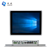 PC Industrial Todo en Uno con Pantalla Táctil LCD de 15 Pulgadas, Resistente al Agua, Intel I5 J6412, 5 LAN, RS232, Sin Ventilador, Windows 7, DDR4, YENTEK