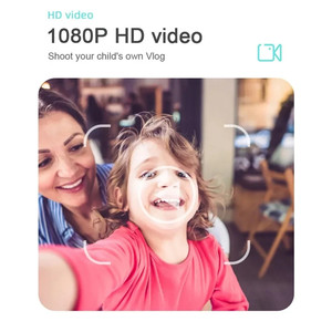 Cámara Digital para Niños S11 con Pantalla de 2.4 Pulgadas, Lente Delantera y Trasera Dual, Mini Cámara Portátil de Dibujos Animados con Trípode, Regalo para Niños - Product Image 5
