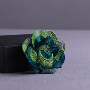 Handcrafted Bamboo Brooches Earrings Hair Clips Butterfly Flower Design Traditional Chinese Wedding Accessories Anji Origin - Product Image 3