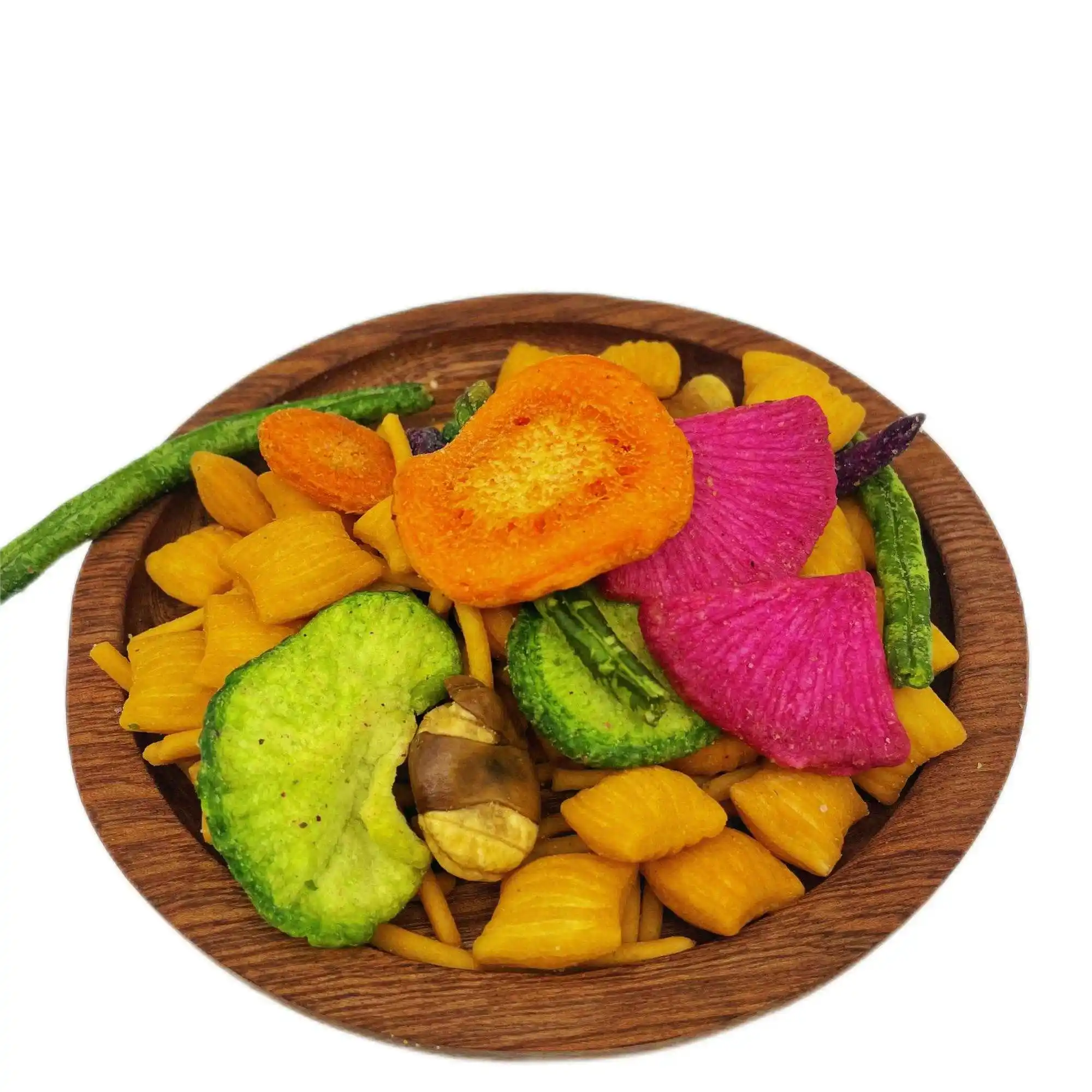 包括的な7種類の乾燥野菜と果物の子供用スナックミックスフルーツ & ベジタブルチップス