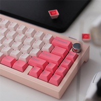 Personality Valentines Day Keycaps Cherry Profile Doubleshot 166 Keys With ISO Enter Key 6.25u 7u Spacebar for Keyboard
